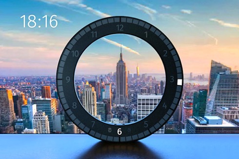 輪っかの時計【THE ONLY CLOCK】