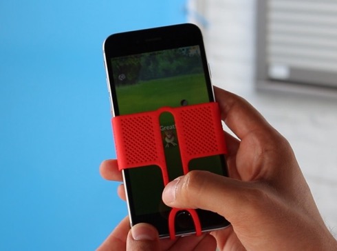 モンスターボールをまっすぐ投げるiPhoneケース【Perfect Aim】