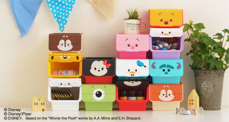 ツムツムグッズはぬいぐるみだけじゃない！ディズニーキャラ満載のデスク収納【クワトロ】