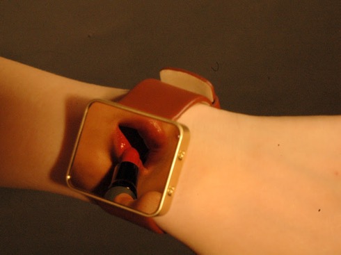 鏡としても使えるLED腕時計【Mirror Watch】