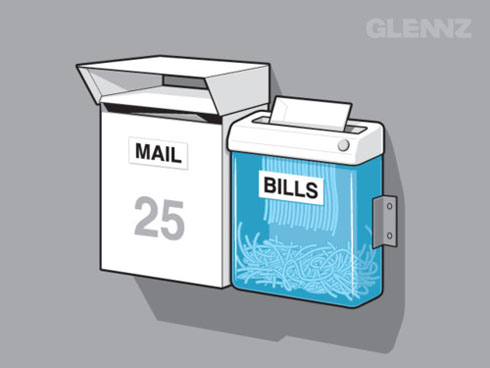 いっそ潔い郵便ポスト【Efficiency】