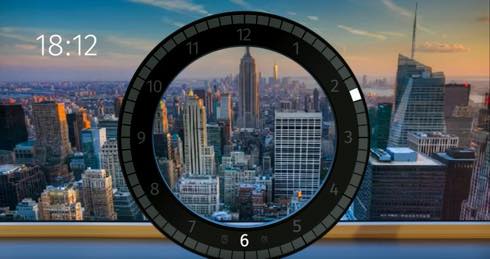 借景できる時計【The Only Clock】