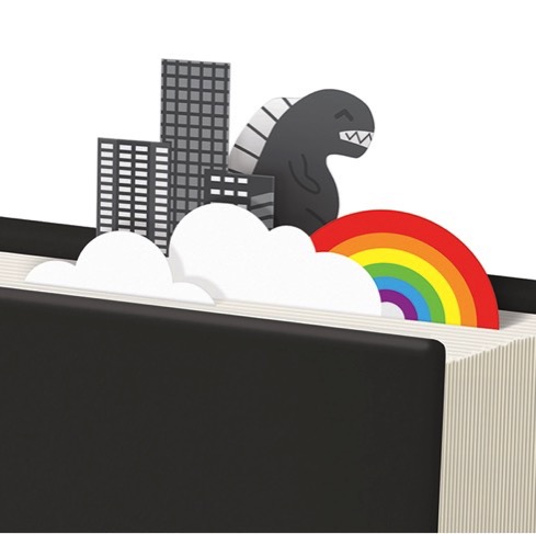 あなたの本に都市の風景を。ふせん型ブックマーク【Sticky Page Markers】