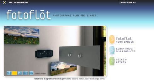 写真をインテリアディスプレイ用のパネルに加工してくれるサービス【fotoflot】