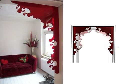 「ドア枠」を“インテリアコーディネート”する？【Indoorframe Blume rot】