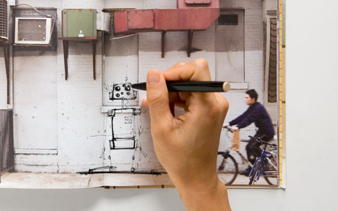 壁にラクガキをするようにして使うメモノート【Walls Notebook】