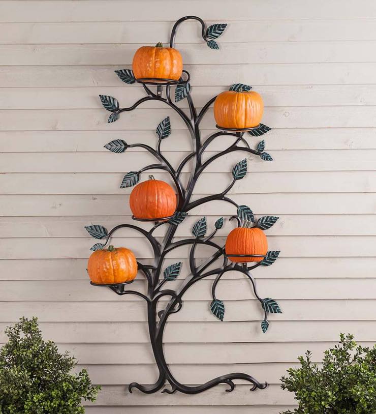 植木鉢の花が咲くトレリス【Hanging Tree Trellis with Pot Holders】