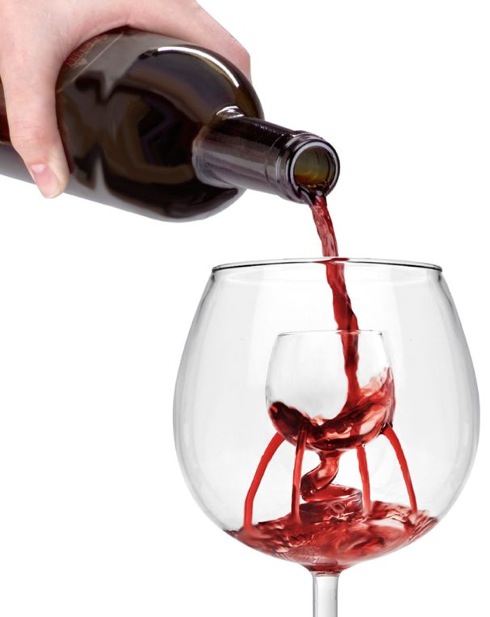 ワイングラスinワイングラス。実は機能性抜群なグラス？【Trevi Aerating Wine Glass】
