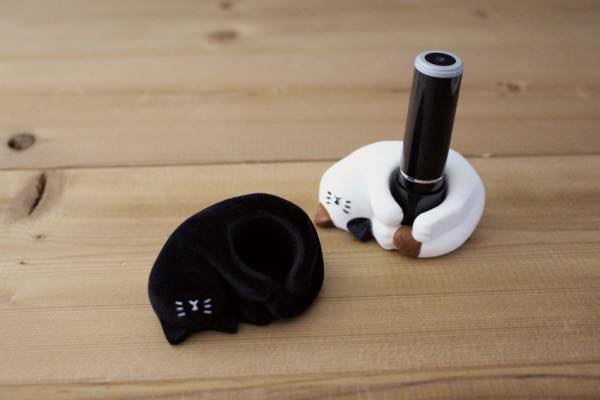 シャチハタをおしゃれに飾ろう。かわいい猫の印鑑（はんこ）スタンド【necocoro】