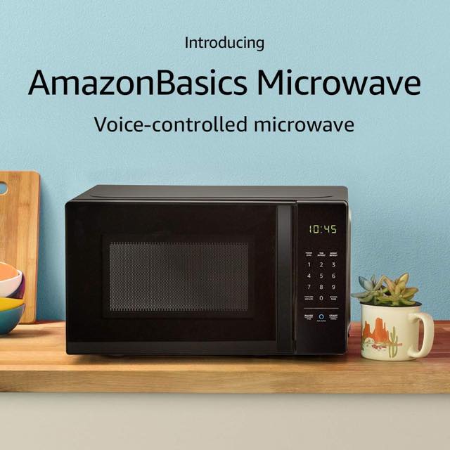 「アレクサ、お弁当温めて。」【AmazonBasics Microwave】