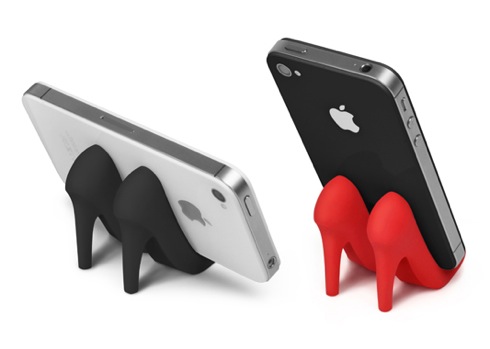 エレガントなハイヒール型iPhoneスタンド【PUMPED UP Phone Stand】
