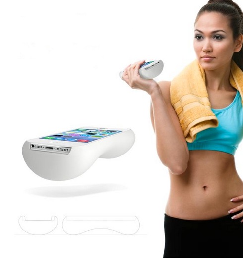 健康にいい・・・のか？ ダンベルみたいなiPhoneケース【ToneFone】