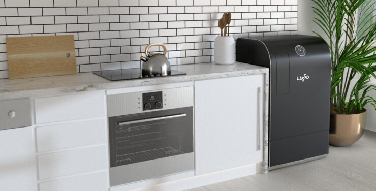 めんどくさいゴミを自動分別・リサイクルしてくれるゴミ箱【Lasso】