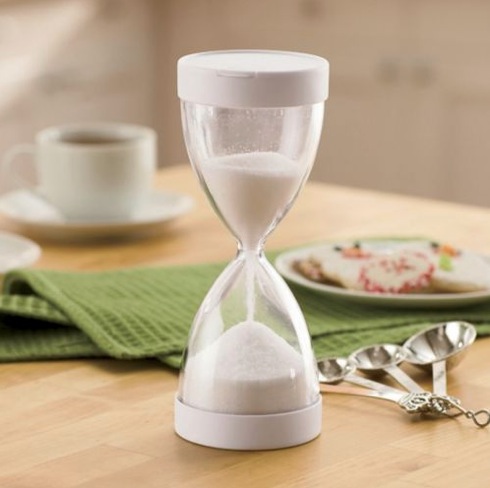 砂時計になる砂糖入れ【Hourglass Sugar Dispenser】