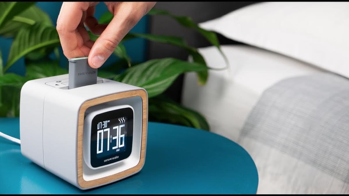 五感をフル活用する目覚まし時計【Sensorwake Trio】