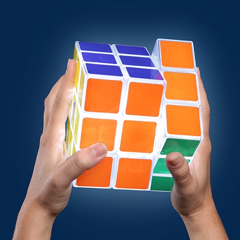 遊べちゃう。ルービックキューブ型の照明【Rubik&#8217;s Cube Lamp】