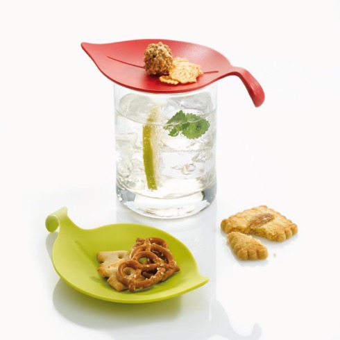 小皿にもなる葉っぱ型のフタ【Leaf-On】