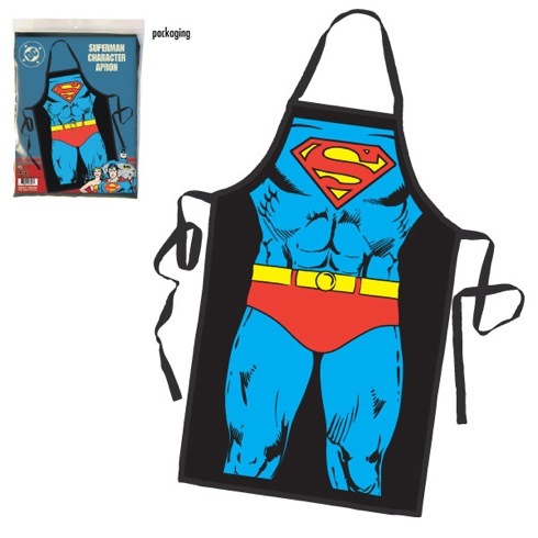 男の料理にはコレが似合う。スーパーマンのエプロン【Superman BBQ Apron】