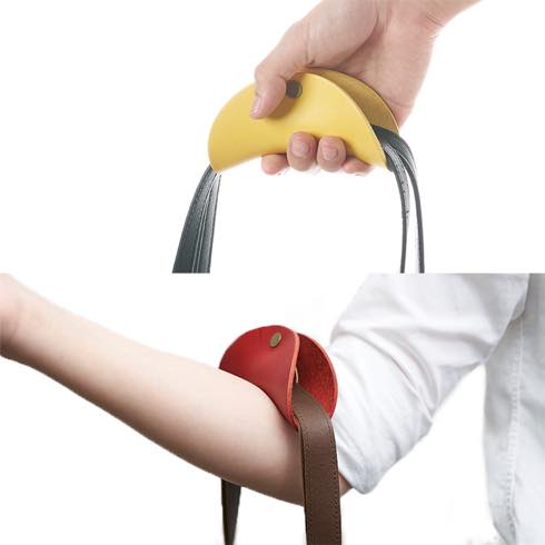 バッグで肩が痛くならない！レザー製ハンドルカバー【mochite】