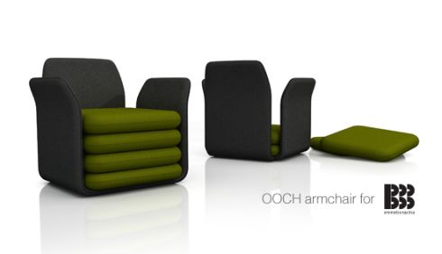 クッション座布団×４＝アームチェアー？！【OOCH armchair】