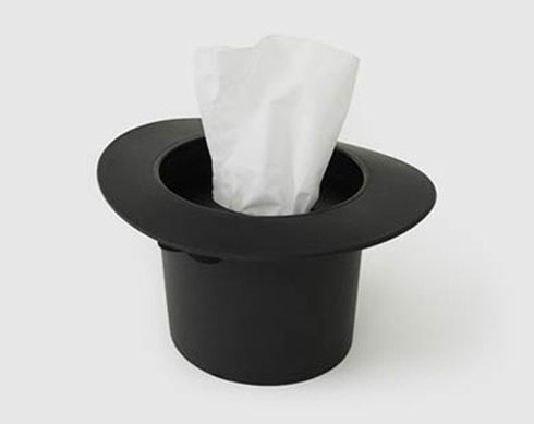帽子の中からハト？ではなく「ティッシュ」が登場！【Magic Hat Tissue Case】
