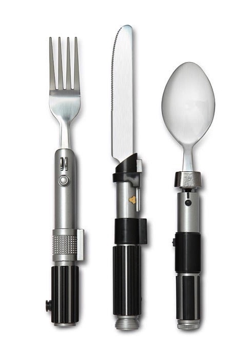ライトセーバーのカトラリーセット【Star Wars Lightsaber Flatware Set】