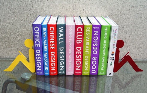 読書するブックエンド【Book stop】