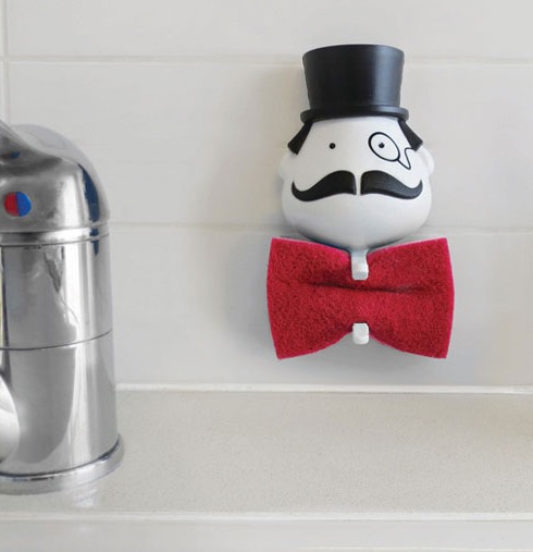 キッチンスポンジが紳士の蝶ネクタイに変身！【Mr. Sponge】