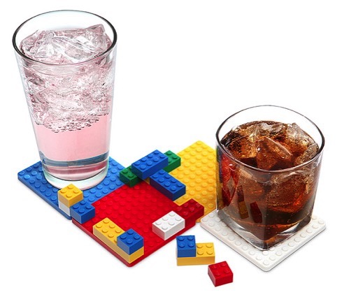 レゴブロックで自由にアレンジできるコースター【Building Brick Coaster Set】
