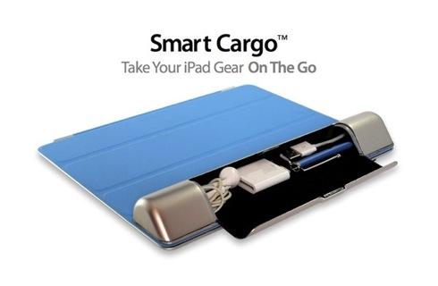 iPad Smart Coverに取り付けるスマートな小物入れ【Smart Cargo】