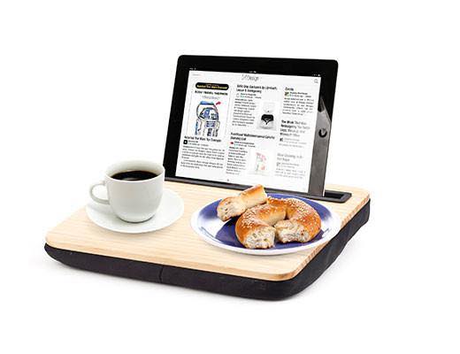 ソファやベッドでスマホ・タブレットを見ながら食事ができるトレイ【iBed】