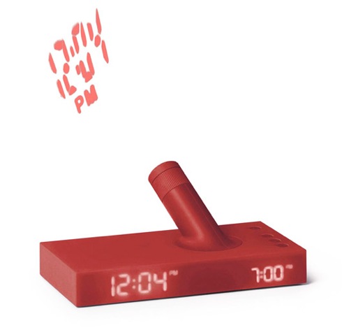 壁や天井に時刻が！ プロジェクター付きのLED目覚まし時計【Lumo Projection Alarm Clock】