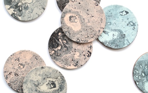 お月様にインスパイアされたコースター【Moon Coasters】