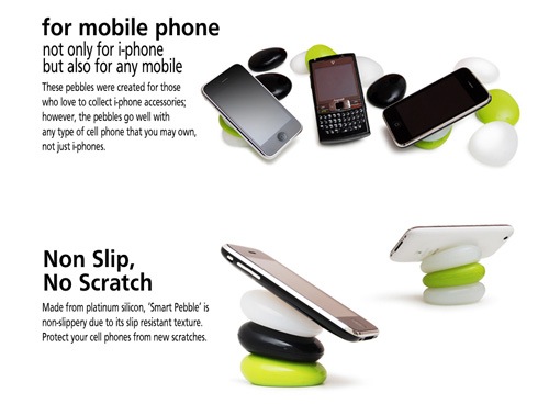 アイデア次第で様々な使い方ができるシリコン製の小石【yourpebbles】