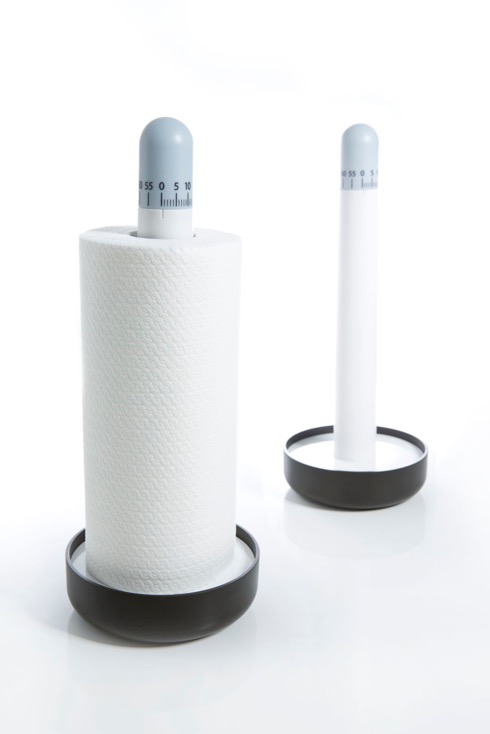 キッチンタイマーにもなるキッチンペーパーホルダー【Towel Timer】