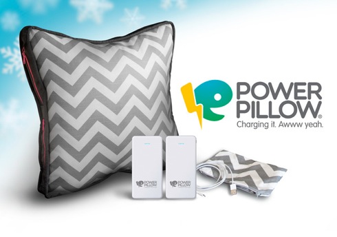 スマホが充電できるクッション【Power Pillow】