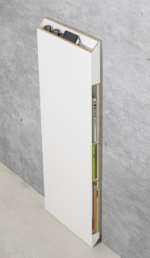 スマホ＆タブレットも置ける、超・省スペースな収納【alTar】