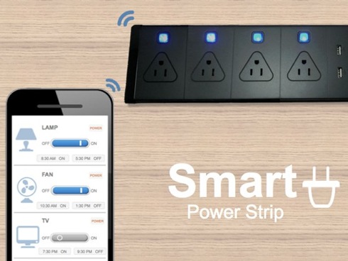 スマホで電源ON/OFF！消費電力まで分かるコンセントタップ【Smart Power Strip】