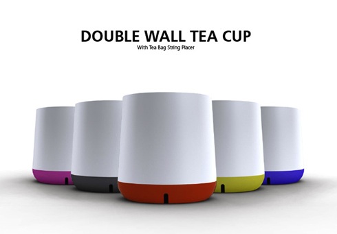 ティーバッグで手軽に紅茶を楽しむのにピッタリなカップ【Double Wall Tea Cup】
