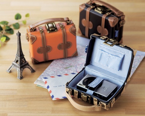 ちっちゃなトランク型デジカメケース【Motif. DIGITAL CAMERA CASE TRUNK SHAPE】