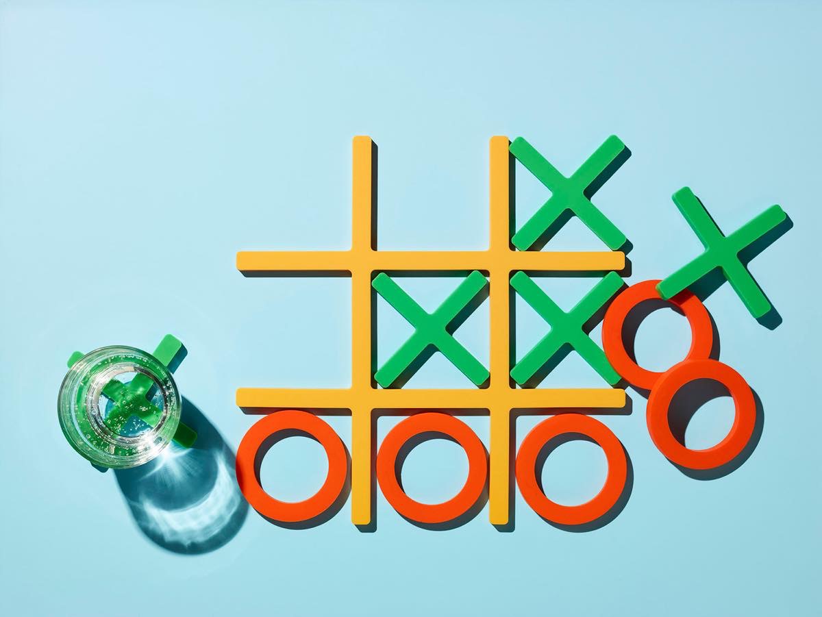 ○×ゲームが遊べちゃう鍋敷き【Tic-Tac-Trivet】