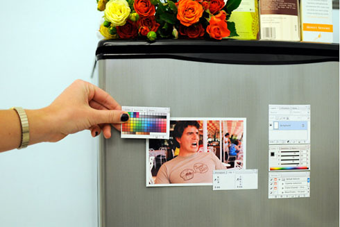 冷蔵庫がPhotoshopになる？フォトショパネルのマグネット【Photoshop Fridge Magnets】