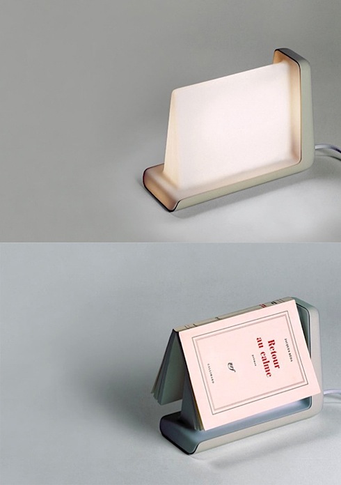 読みかけの本をそのまま置いておける、ちょっと気の利いた読書灯【Reading lamp】