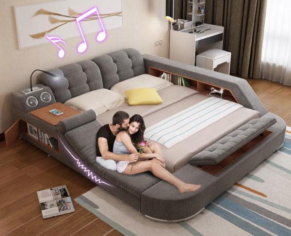 9つの機能が付いた便利すぎるベッド【Ultimate Smart Bed】