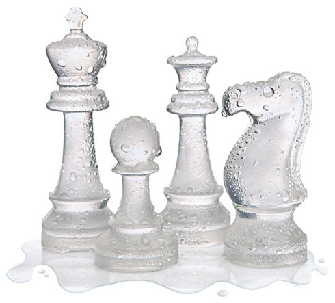 溶ける前に勝て！氷のチェス駒が作れる製氷器【Ice Speed Chess Set】