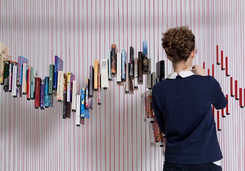 本・・・棚？ バランス感覚とセンスを必要とするブックケース【Bloom】