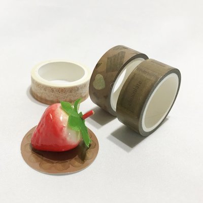 あま～いお部屋に。チョコレート柄のマステ【Masking Tape Cake】
