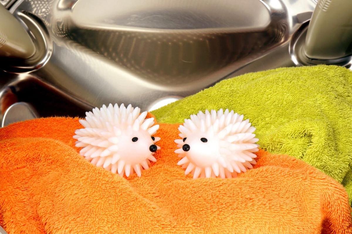 洗濯を、ふんわり仕上げる、ハリネズミ。【Hedgehog Dryer Balls】