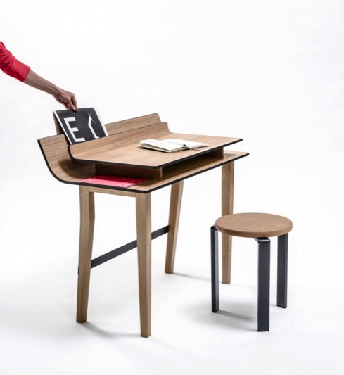 使い方色々。二層構造のウッドデスク【Sheets Table】