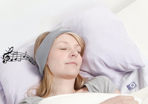 寝ながら使えるヘッドホン【SleepPhones】